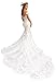 Elegant Lace Wedding Dresses for Bride 2026 Mermaid Off Shoulder Backless V-Neck Tulle Sleeveless Boho Wedding Gowns Long White US10