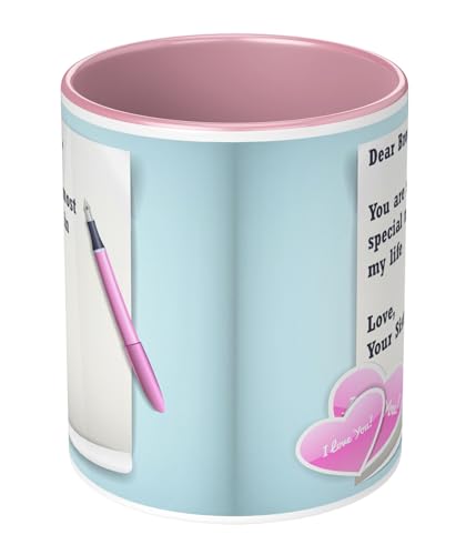 Image of NH10 DEISGNS Raksha Bandhan Gifts Pack for Brother, Combo Gift Pack of Designer Rakhi, Printed Coffee Mug, Happy Raksha Bandhan Greeting Card, Roli Chawal Combo Set (Pack of 5)(RMCKRCG708)