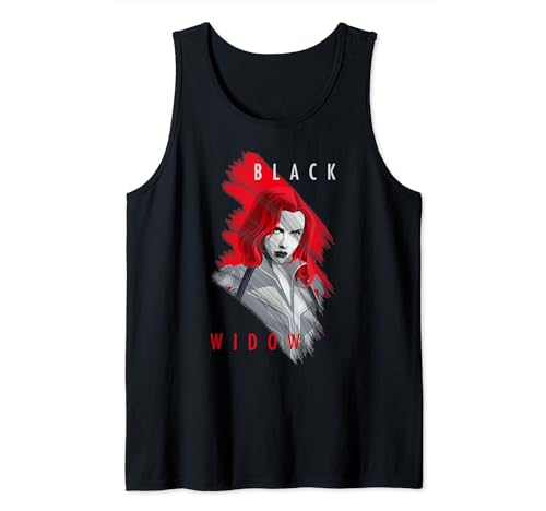 Débardeur Black Widow Marvel stretch fini les hauts inconfortables