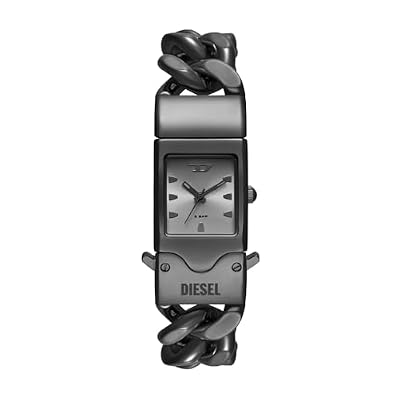 Diesel Orologio Closer da uomo, Movimento al quarzo a tre lancette con cinturino in acciaio inossidabile