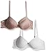 Produktbild DORINA Damen BH Louise T-Shirt Bra 2er Pack, Beige (Blush/Ivory), 80C