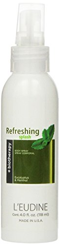 L'eudine Refreshing Splash Natural Air Eucalyptus and Menthol, 4 fl oz .