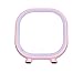 Produktbild Yeer Kosmetikspiegel,Bluetooth Audio Schminkspiegel Für Die Tischplatten Reise Frei Stehendes Licht Eitelkeitsspiegel SK100 (Color : Pink)