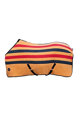 HKM Professional Premium Noir/Rouge/Or 115cm couverture de rechange équitation poney