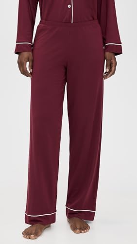 Image of Eberjey Gisele Classic Women's Pajama Set | Long Sleeve Shirt + Long Pants