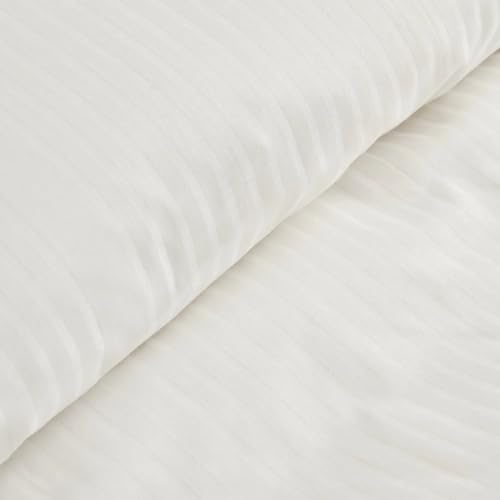 Housse de couette 100% coton satin Karaca Blanc lit simple de luxe - 6