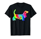 Photo Gallery tie dye cane hippie basset hound cane maglietta Photo Gallery tie dye cane hippie basset hound cane maglietta