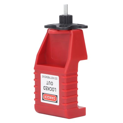 Natudeco Circuit Breaker Lockout Device Lockout Tagout Breaker Lock Clamp On Breaker Lock Out Device for Button Motor Protection Switch