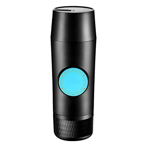 Tragbare Kaffeemaschine, One-Button-Modus, kompatibel mit Nespresso-Kapsel, Maschine für Camping Electric, Kaffeemaschine zum Fahren, Reisen