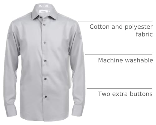 Image of Calvin Klein Boy's Sateen Shirt (Little Kids)