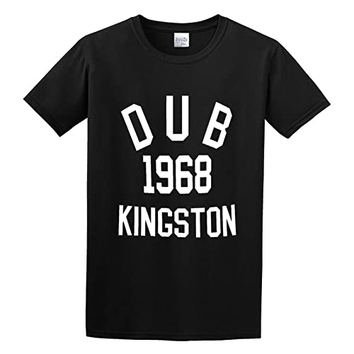 Photo de Dub Reggae 1968 King Tubby Lee Scratch Perry Unisex 100% Cotton Short-Sleeve T-Shirts Black M