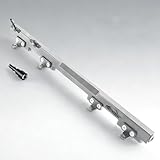 COOLINGBEST Performance Billet 4.0 Aluminum Fuel Rail For 1995-2004 Jeep Wrangler TJ Cherokee XJ 4.0L (Silver)