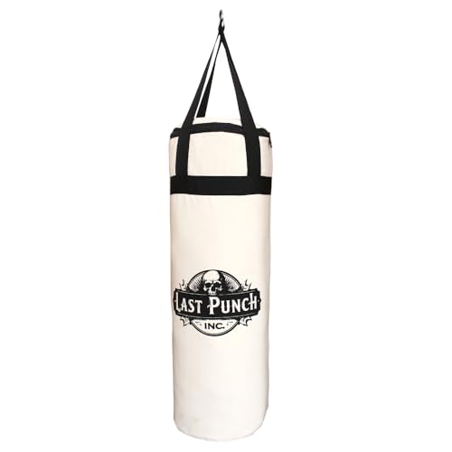 Last Punch Canvas Training & Fitness Pro Boxing Punching Bag with Straps