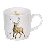 Royal Worcester Wrendale Designs Fine Bone China Single Mug, Wild at Heart