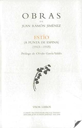 Portada de Obras de Juan Ramon Jimenez: Estio: A Punta de Espina