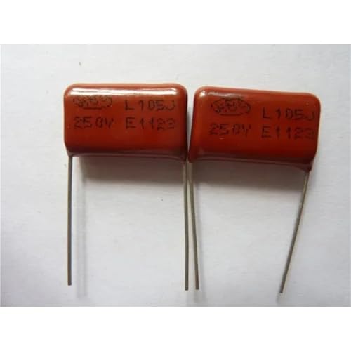 Condensateur CBB 105 250V 1µF en film polypropylène métallisé P20 pour circuit électronique