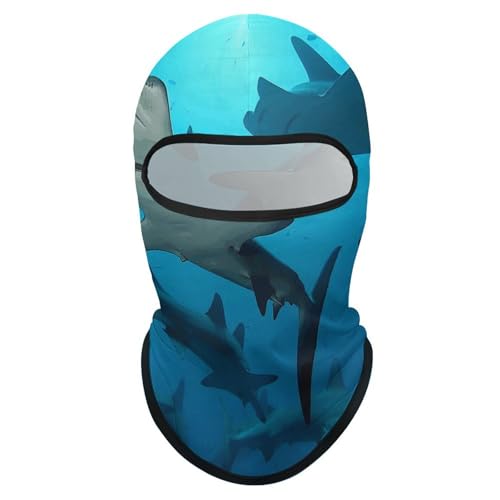 Balaclava Mask for Men Balaclava Ski Mask Hammerhead Sharks Winter Face Mask Face Cover for Cycling miniatura 1