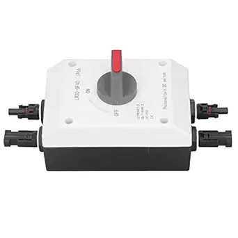 Photovoltaic Isolator Solar Switch, 1200V 32A DC Isolator Solar Switch Compact Rail Mounting IP66 Waterproof for RV (Fuse Proctive)
