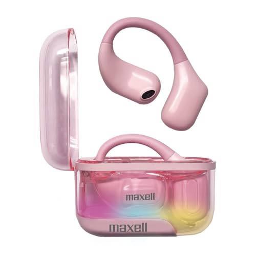 Image of Maxell OWS Pro, Bluetooth Open Earhooks, UP to 18 Hours Playtime with Case, Hear The World Around You, Immersive Sound, Vibrant Colors
