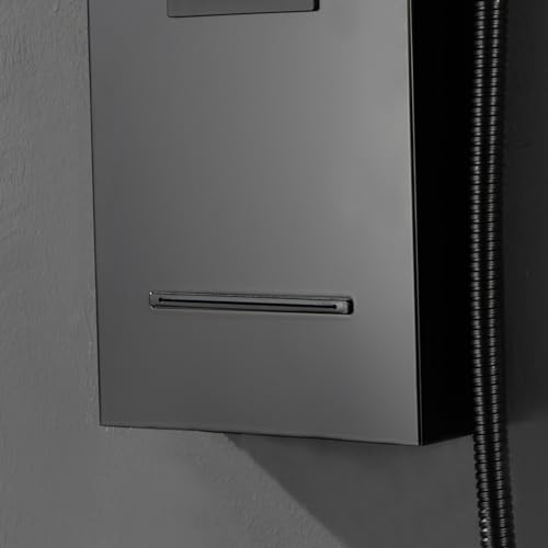 Shower Panel Tower System,Stainless Steel Bathroom Stand Up Shower Kit,Wall-Mount Shower Panels with Rainfall Shower Head,4 Massage Body Jets,Tub Spout and Handheld Shower,Brushed Nickel Homevacious by Homevacious - Image 7