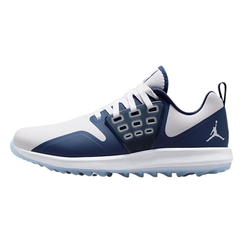Jordan Grind Golf Shoes (White/White/Midnight Navy) Size 9.5