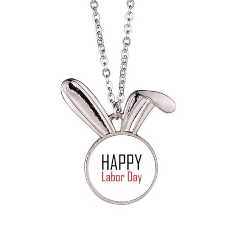 Collier pendentif lapin élégant pour vos tenues du 1er mai