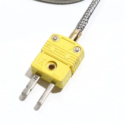 Sensor termopar tipo K de 4m para alta temperatura 0-1000 ℃ con conectores 5