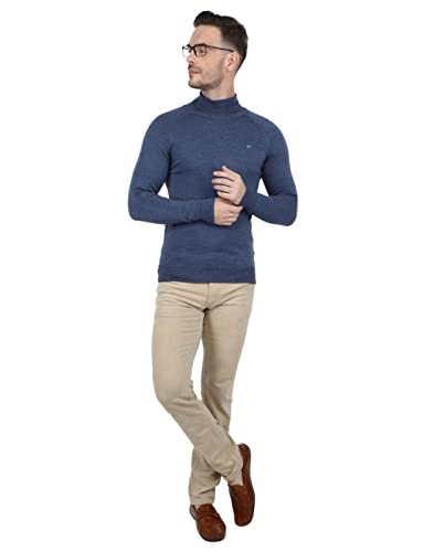 Image of Monte Carlo Men Wool High Neck Pullover Sweater