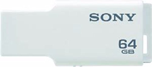 Price comparison product image Sony 64GB MicroVault USB 2.0 Flash Drive (USM64GM / W)