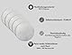 BFS Filters Pack mit 5 Ersatzfiltern für Außenluftauslässe Lunos ALD-R 160 Typ 9/FIB-2, Luftfilter, Abmessungen ø140 mm, Filter G2