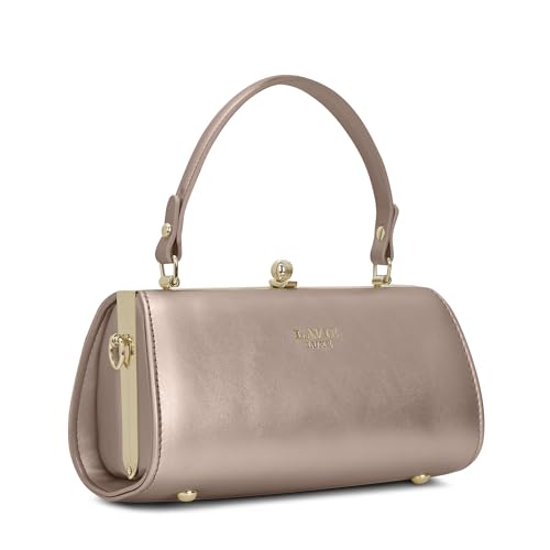 Image of Lavie Luxe Women's Marie Frame Satchel Bag | Satchel Handbag for Work | Ladies Purse | Stylish Shoulder Bag | Gift for Women