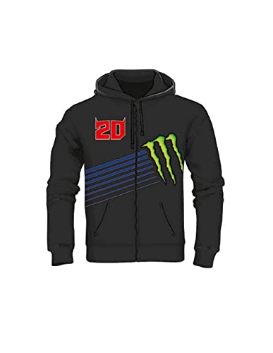GP GRUPPO PRITELLI Sudadera con Cremallera Hombre Fabio Quartararo Monster Energy   Monster Energy Logo S