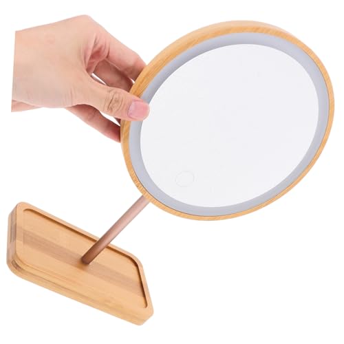 Espejo de maquillaje con luz LED y bandeja Outanaya miniatura 7
