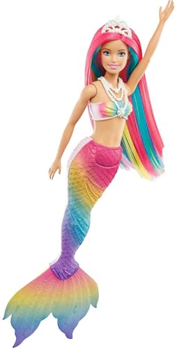 Barbie Dreamtopia Muñeca Sirena Magia Arcoíris miniatura 5