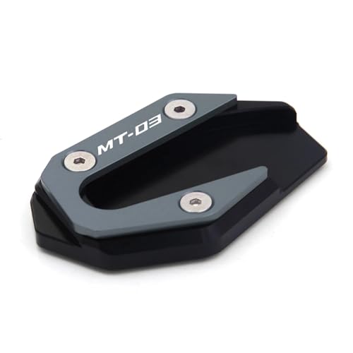 Plaque béquille agrandisseur CNC pour Yamaha YZF R3 et MT-03 coussinet de pied en alu