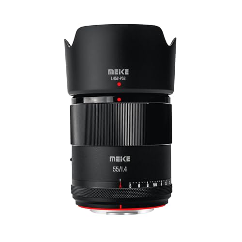 Meike 55 mm F1.4 Auto Focus STM Motor Paso a Paso APS C Lente Vertical Compatible con cámaras Fujifilm X Mount X T1 X T2 X T3 X T4 X T5 X T10 X T20 X T30 X T100