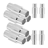HANABASS 10 Piezas Accesorios para Patines espaciadores de Ruedas de Skate Espaciador de Repuesto Espaciador de cojinete de Rueda de Skate Inserto Lateral Eje de Skate Aluminio Silver