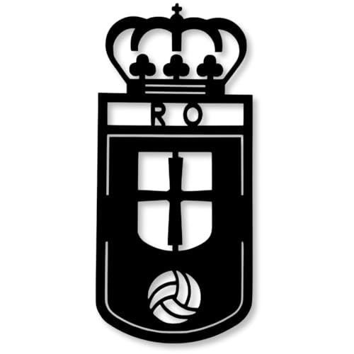 BUYLUX Cuadro Escudo Oviedo Pared Madera - Decoracion