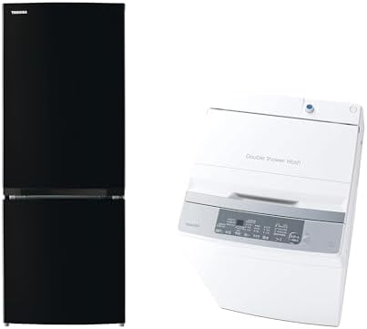 Amazon | 東芝【新生活2点セット】 冷蔵庫 153L + 洗濯機 7kg 家電 
