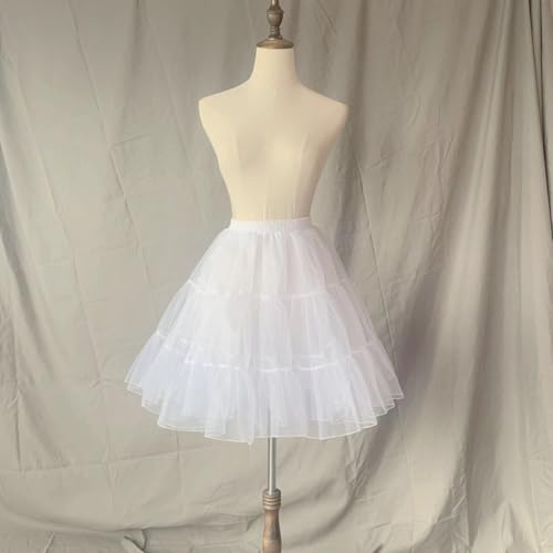 Long A-Line Petticoat Skirts Hoopless Underskirts Slips for Girls H1082