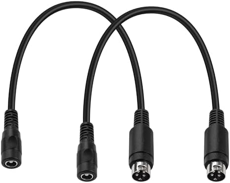 Cavo Alimentazione 4 Pin DIN A 5.5x2.1mm - 15cm, Per Telecamere CCTV, Confezione Da 2 - Foto 9