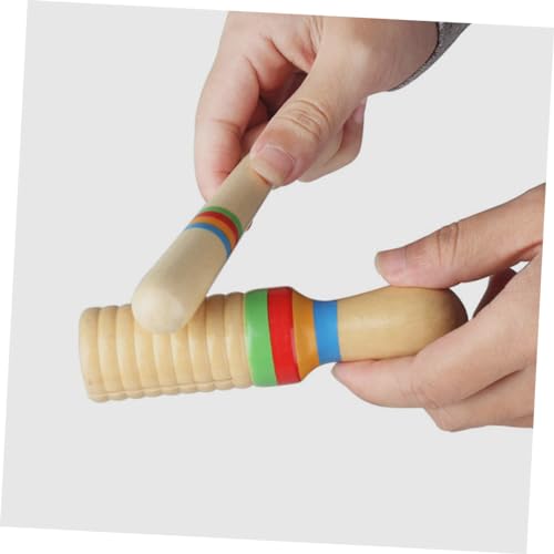 ULDIGI 3 Partidas conjunto de instrumentos musicais guiros musicais sino musical assobios instrument