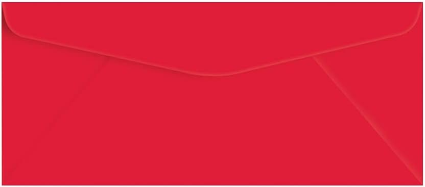 Red Bright Color #10 Envelopes