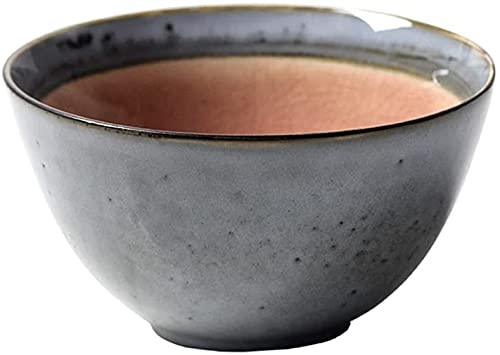 ERoomQ Pasta Bowls Large Deep Soup Ramen Noodle Bowl Fruit Salad Pasta Bowl Creative Ceramic Tableware Microwave Safe 6 Inches Salad Bowls,