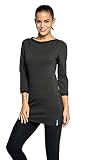 Silverwave Abschirmkleidung Langarm-Longshirt für Damen - schwarz 40/42