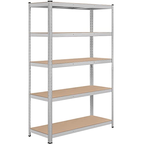 Yaheetech Estantería Metálica Galvanizada 180x120x45cm Estante Almacenamiento De 5 Niveles Estantería Garaje Para Cargas Pesadas Capacidad 875 Kg Yaheetech Estantería Metálica Galvanizada 180x120x45cm Estante Almacenamiento De 5 Niveles Estantería Garaje Para Cargas Pesadas Capacidad 875 Kg