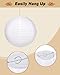 Vastar 12Pcs Paper Lanterns, 6
