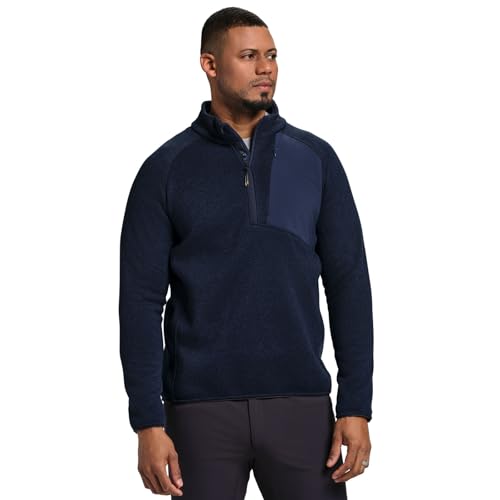 Image of Beretta Men's Abisko Half Zip Thermal Fleece Jacket | Warm, lightweight, breathable, casual outdoor knitted coat, for hunting & hiking