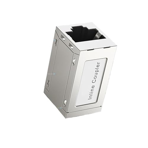 Coupleur Ethernet RJ45 10 Gbit/s idéal pour rallonger le câble du bureau au salon