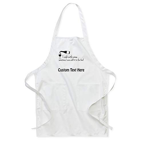 Style In Print Cotton Twill Aprons for Women & Men Cook with Wine